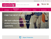 Tablet Screenshot of oojaonline.com